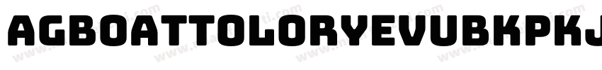 Agboattoloryevubkpkjraabajv Regular字体转换